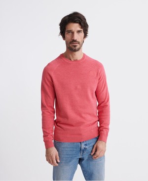 Superdry Orange Label Cotton Férfi Ugró Rózsaszín | DNGIT4689